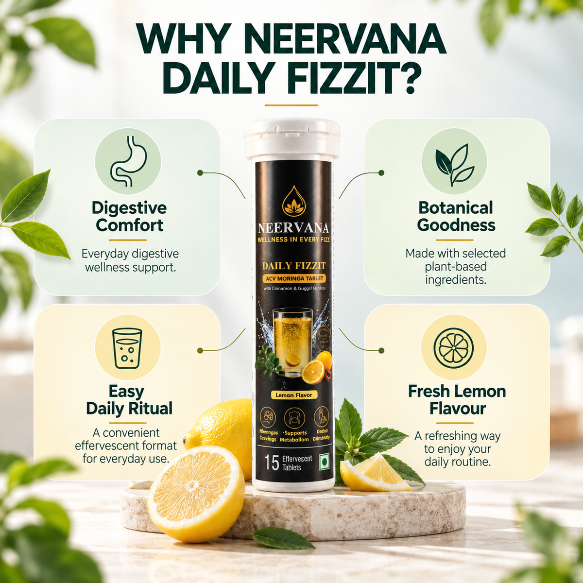 #1 in India Neervana Daily Fizzit