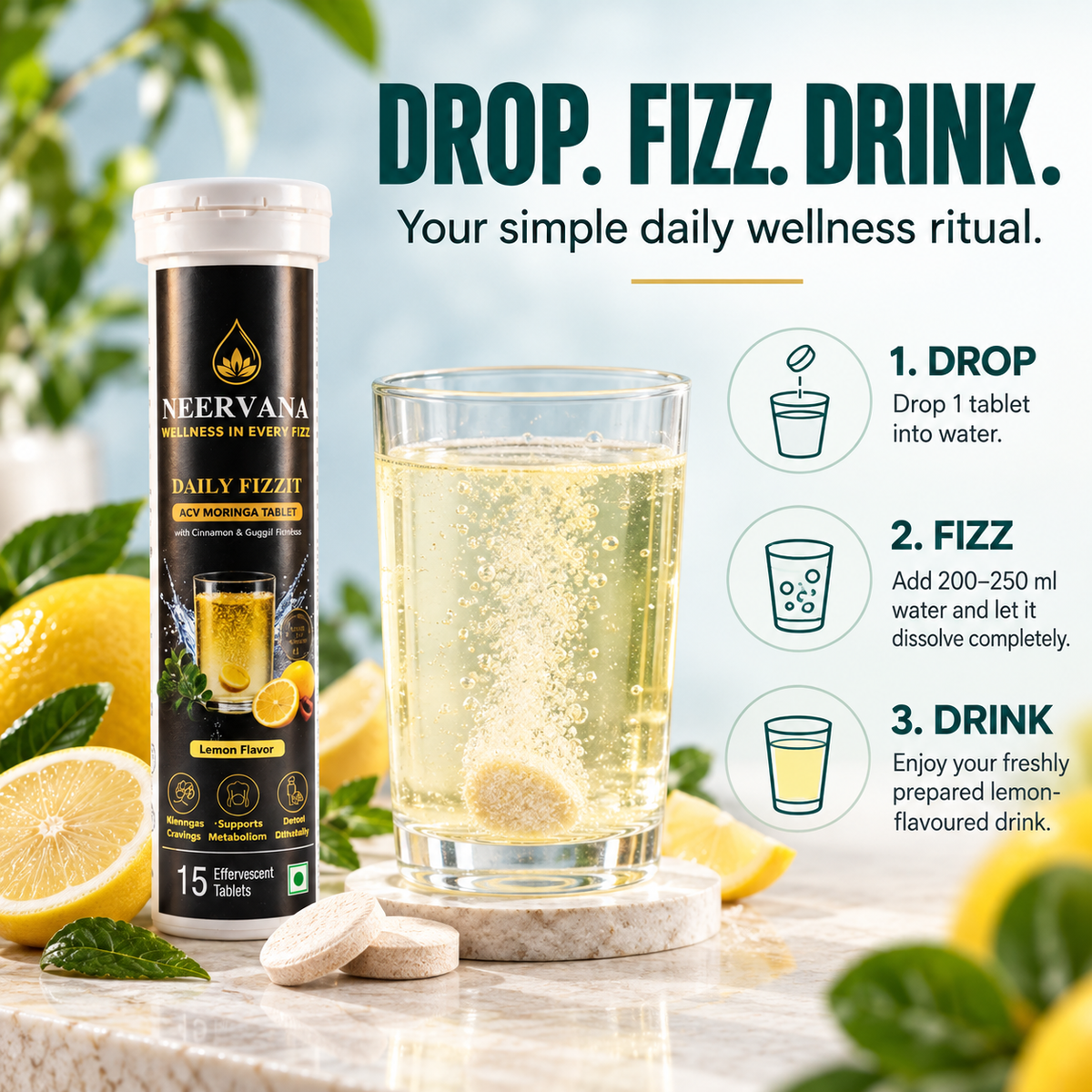 #1 in India Neervana Daily Fizzit